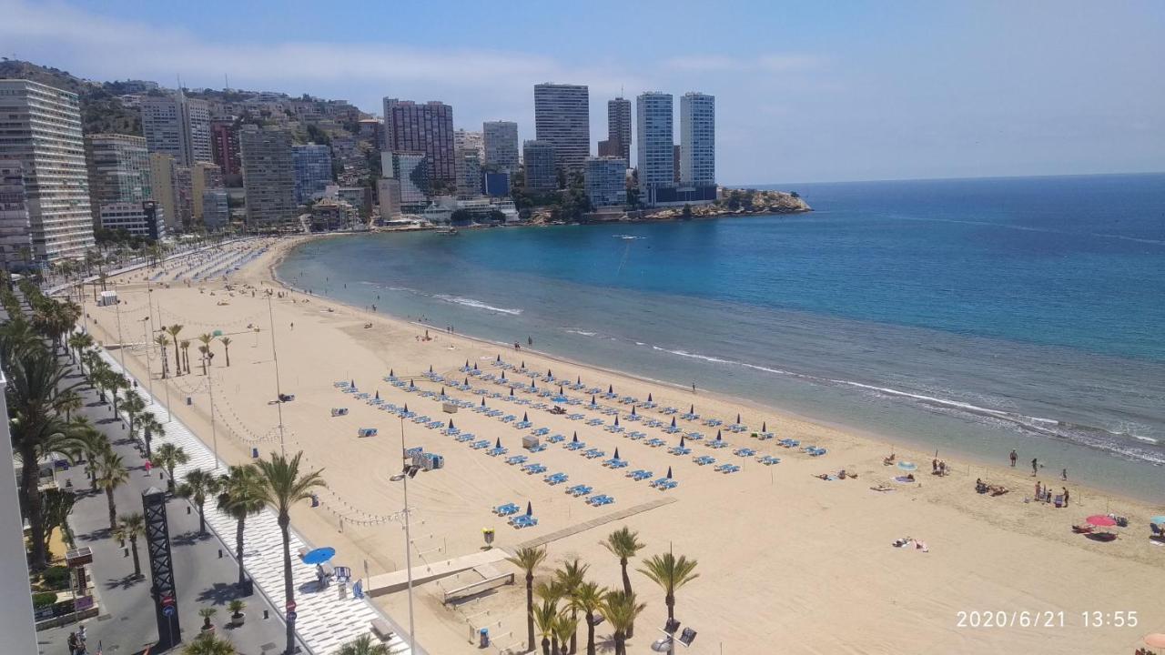Apto San Angelo Benidorm Vistas Al Mar 400 M 外观 照片