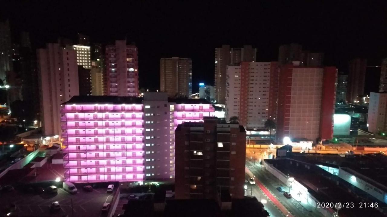 Apto San Angelo Benidorm Vistas Al Mar 400 M 外观 照片